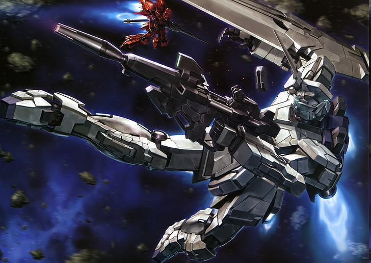 anime, Gundam, Mobile Suit Gundam Unicorn, RX 0 Unicorn Gundam, HD wallpaper