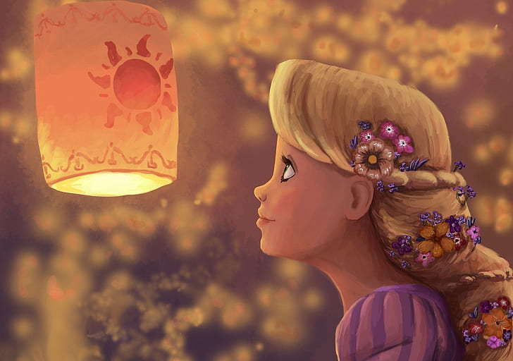 Tangled - Rapunzel - Wallpaper by MrsTearie on DeviantArt
