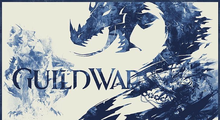 Guild Wars 2 - Blue 3 Toned, Guildwars wallpaper, Games, Fantasy, HD wallpaper