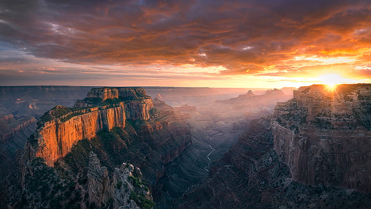 Cape Royal North Rome Of Grand Canyon Arizona Sunset Landscape Photography Desktop Hd Wallpapers For Mobile Phones And Computer 3840×2160, HD wallpaper