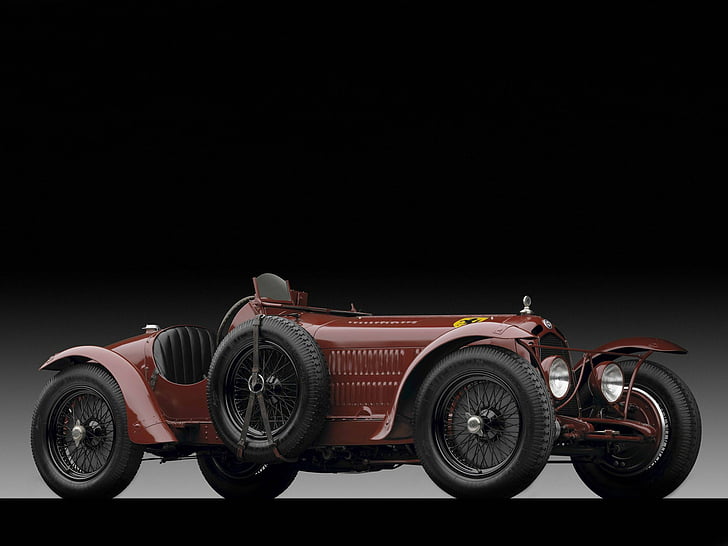 1931 33, 2300, 8 c, alfa, monza, race, racing, retro, romeo, HD wallpaper