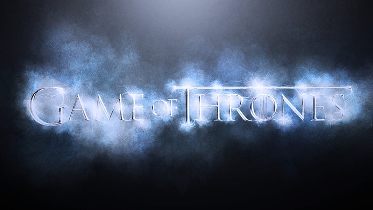Game of Thrones logo, text, communication, indoors, western script, HD wallpaper