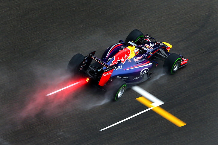 HD wallpaper: Red Bull F1 race car