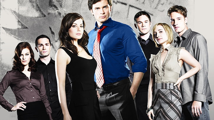 men's blue dress shirt, Smallville, Clark Kent, Lois Lane, Green Arrow, HD wallpaper