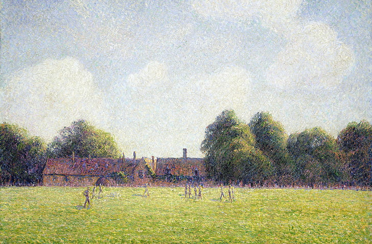 landscape, picture, Camille Pissarro, The Green HAMPTON Court