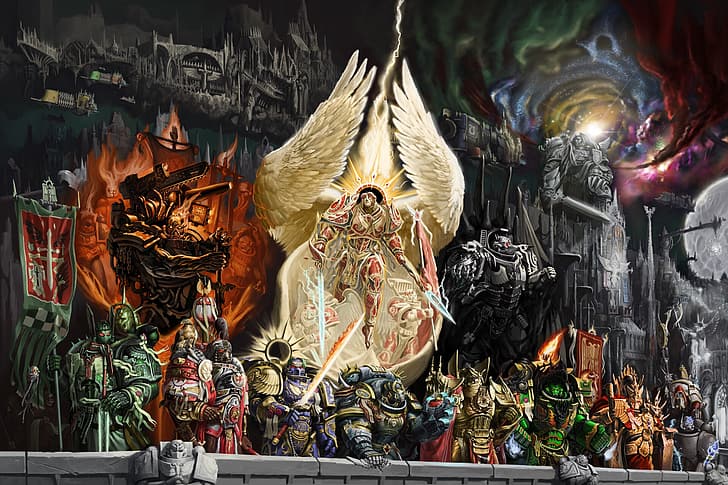 Warhammer 40,000, science fiction, high tech, Warhammer 30,000, HD wallpaper