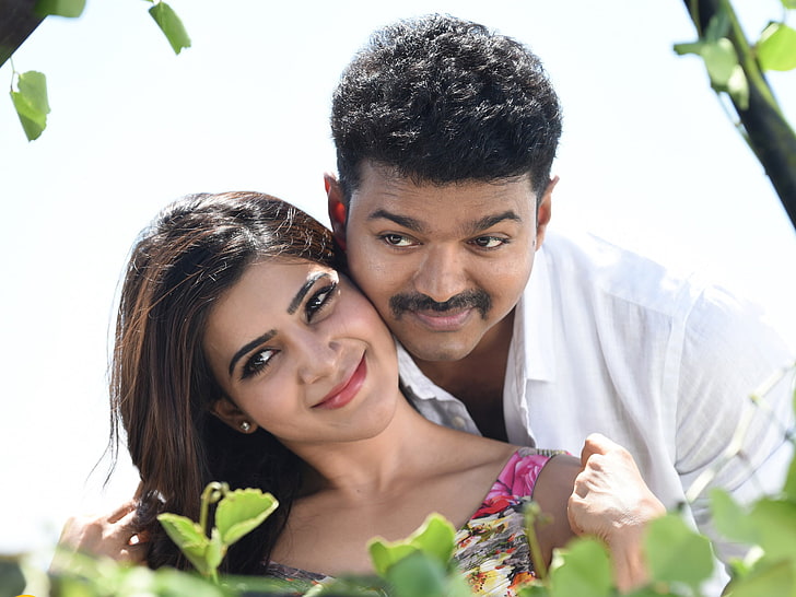 HD wallpaper: Samantha Vijay Theri, two people, young adult, young men,  couple - relationship | Wallpaper Flare