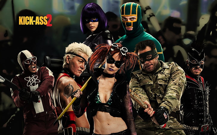 Kick-Ass, Kick-Ass 2, Movie, group of people, arts culture and entertainment, HD wallpaper