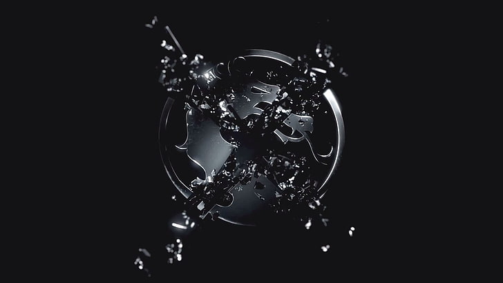Logo, Scorpion, Mortal Kombat X, Mortal Kombat 10, splashing