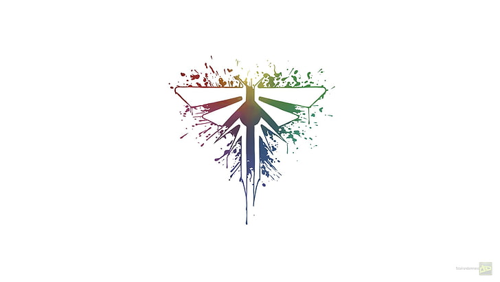 white and gray logo, tattoo, Firefly, The Last of Us, vector