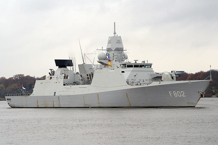 Frigate, warship, navy, dutch, boats, HD wallpaper