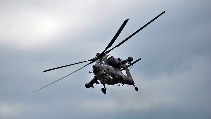 Berkuts, helicopters, Mi-28, military, air vehicle, flying, HD wallpaper