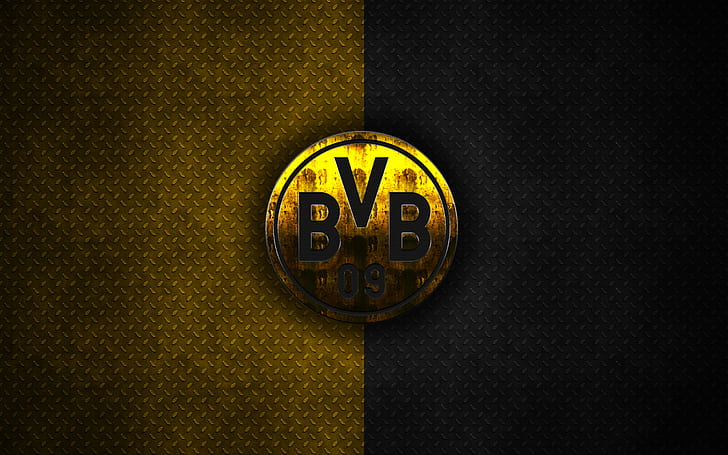 Soccer, Borussia Dortmund, BVB, Emblem, Logo, HD wallpaper