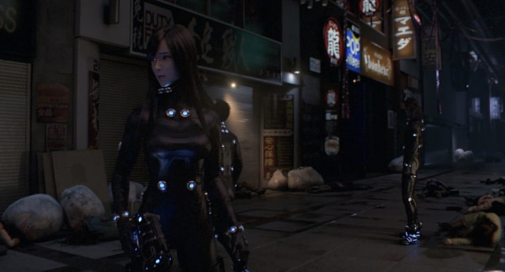 10x1922px Free Download Hd Wallpaper Gantz O Science Fiction Night One Person City Adult Illuminated Wallpaper Flare