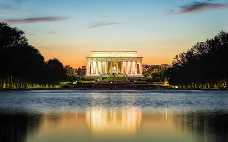lincoln memorial-HIGH Quality Wallpaper, Abraham Lincoln Memorial, U.S.A, HD wallpaper