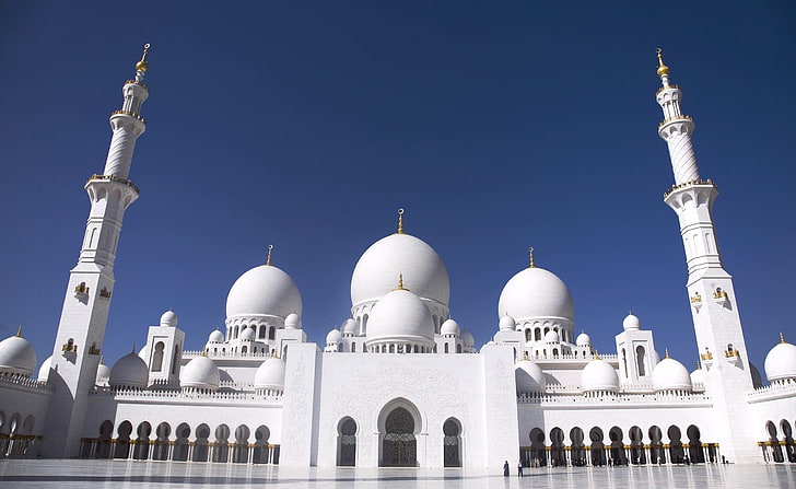 Sheikh Zayed Grand Mosque, Abu Dhabi, United..., Sheikh Sayed Mosque, UAE, HD wallpaper