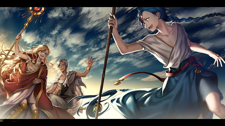Anime, Magi: The Labyrinth Of Magic, Aladdin (Magi), Sphintus Carmen, HD wallpaper