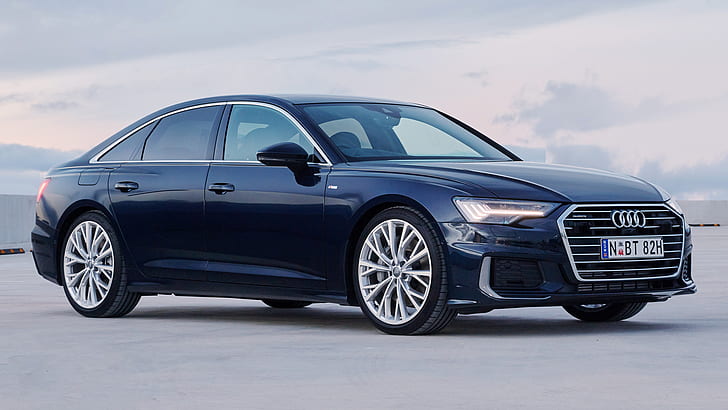 Audi, Audi A6 S Line, Blue Car, Luxury Car, Sedan