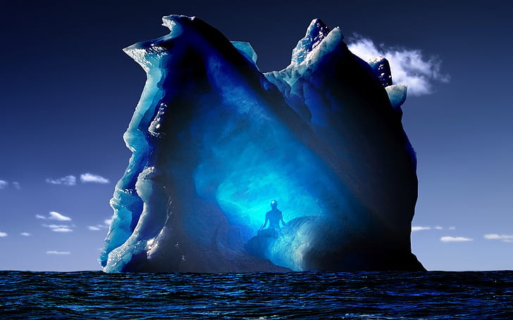 nature, iceberg, sea, Aang, Avatar: The Last Airbender