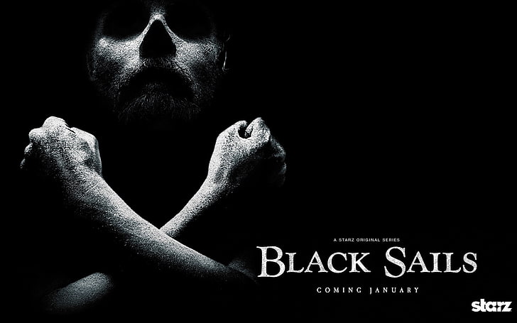 Black Sails movie poster, serial, captain flint, toby stephens