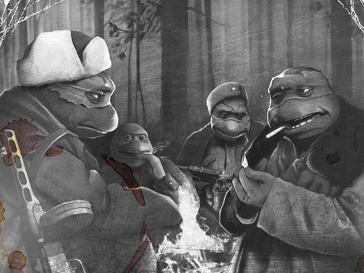 Teenage Mutant Ninja Turtle poster, Teenage Mutant Ninja Turtles, HD wallpaper