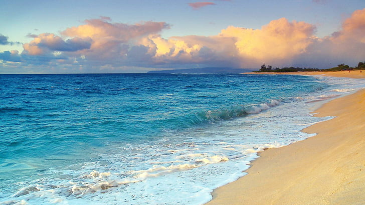 Hawaiian Beach Vacations, blue sea, sand, summer, nature and landscapes