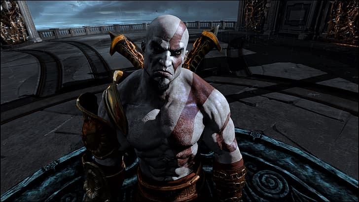 Kratos, God of War III, mount olympus, memes, HD wallpaper