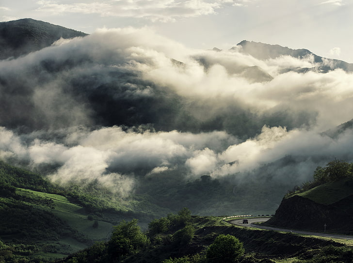 Armenia, Artsakh, Hayk B, white clouds, Nature, Landscape, Travel HD wallpaper