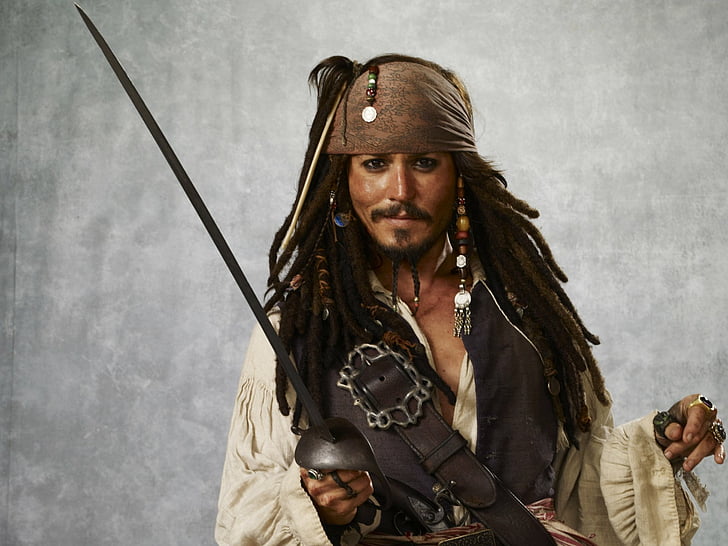 HD wallpaper: Pirates Of The Caribbean, Actor, Beard, Jack Sparrow, Johnny  Depp | Wallpaper Flare