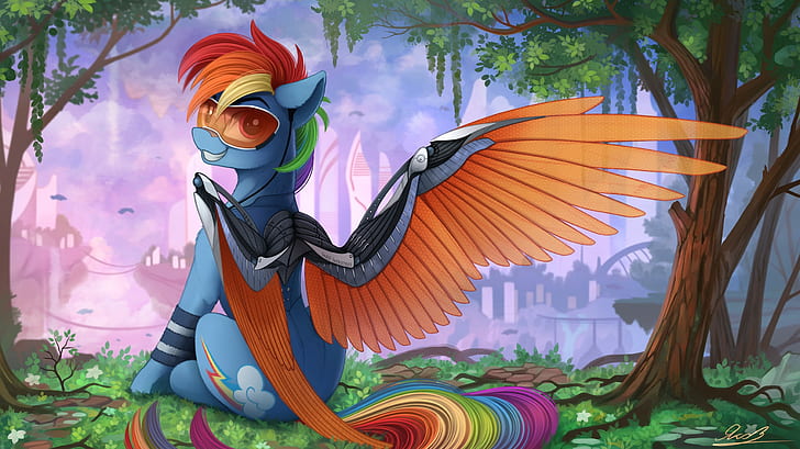 Mlp: Fim, My Little Pony, Rainbow Dash, HD wallpaper