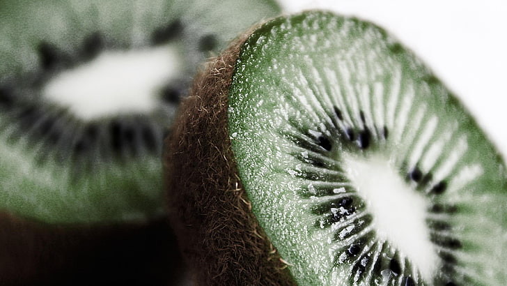 kiwi fruit, food, kiwi (fruit), close-up, no people, green color, HD wallpaper