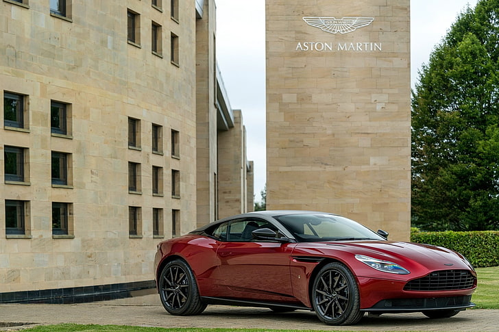 Aston Martin, Aston Martin DB11, Car, Grand Tourer, Red Car, HD wallpaper