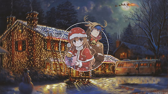 HD wallpaper: anime, christmas, Finding Neverland Online, Santa Costume |  Wallpaper Flare