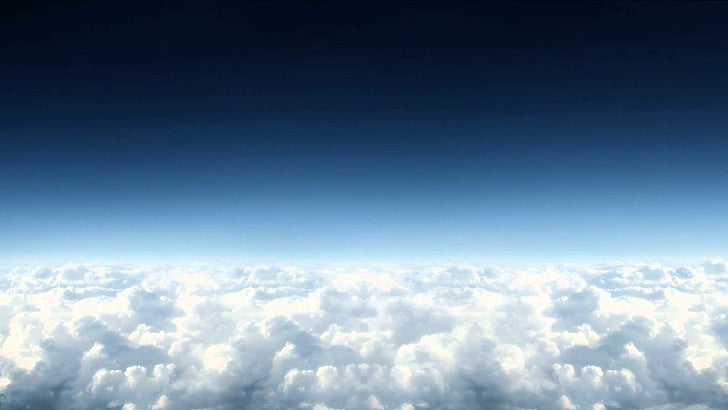 cielo, estratosfera, naturaleza, nubes