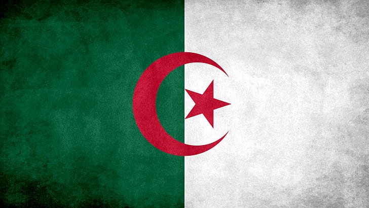 Flags, Flag Of Algeria, HD wallpaper