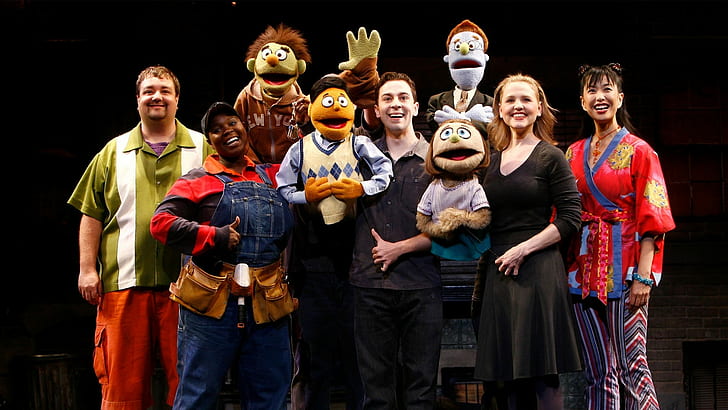 Avenue q, Band, Toys, Smile, Girls, smiling, happiness, looking at camera
