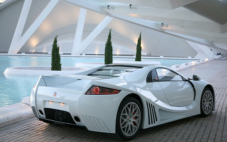 Gumpert Apollo, white coupe, cars, 2560x1600, HD wallpaper