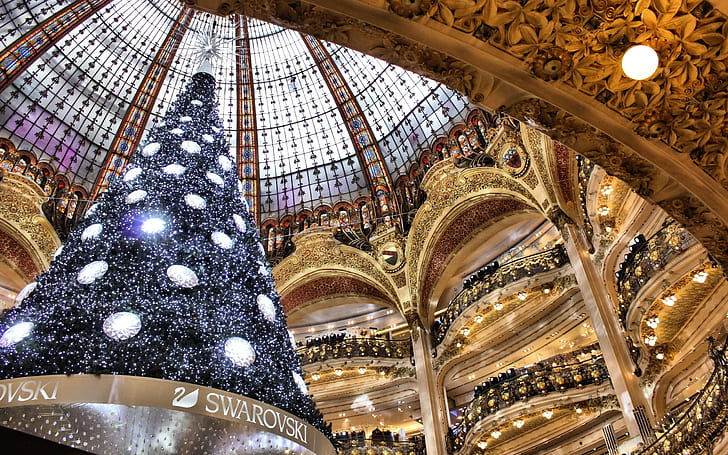 HD wallpaper: Holiday, Christmas, Christmas Lights, Christmas Tree, Paris |  Wallpaper Flare