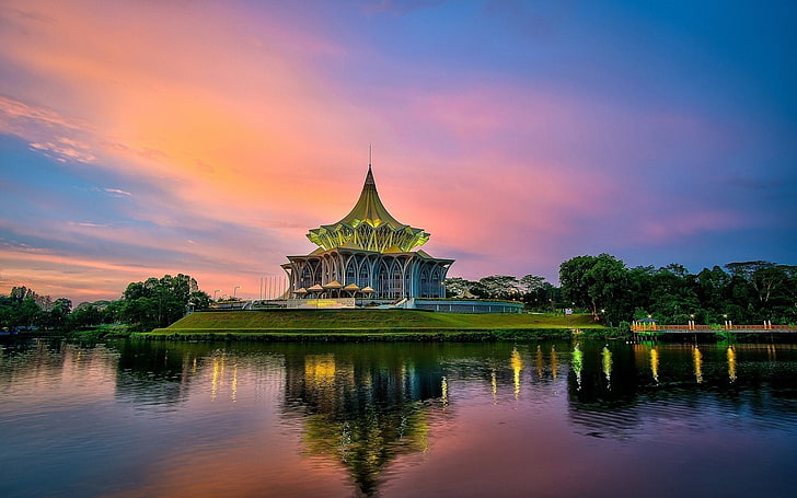 Monuments, Sarawak State Legislative Assembly, Malaysia, Thailand
