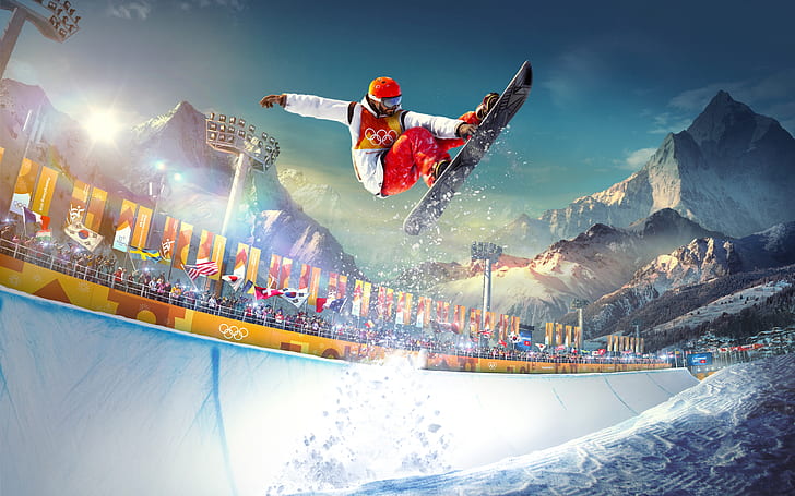 steep, sport games, snowboard