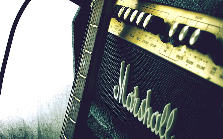 music, concerts, guitar, amp, amplifiers, technology, close-up