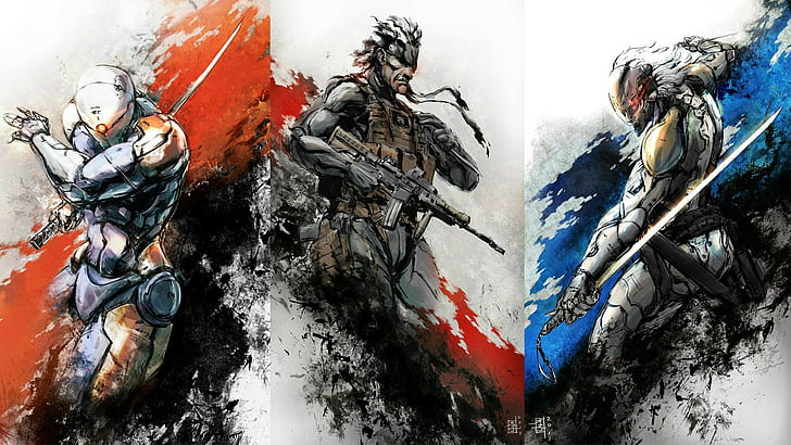Video Game, Metal Gear, Gray Fox (Metal Gear), Raiden (Metal Gear)