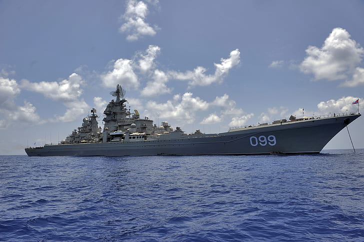 Warships, Battlecruiser, Russian Battlecruiser Pyotr Velikiy, HD wallpaper