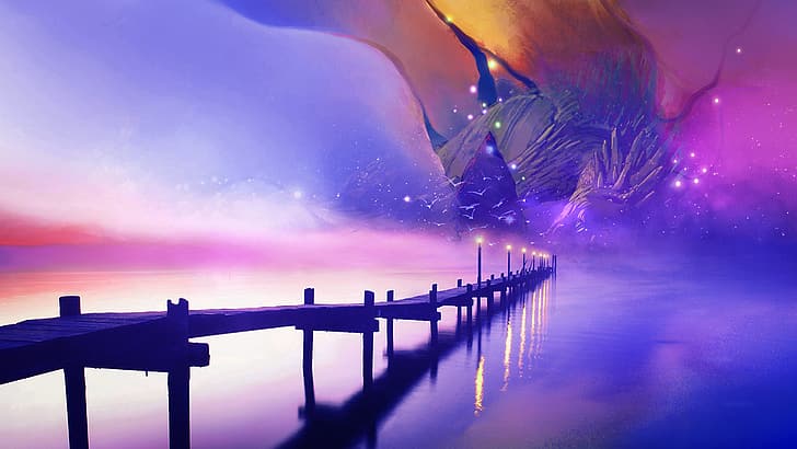 HD wallpaper: lake, landscape, dragon, galaxy, sky, mirror, How to Train  Your Dragon | Wallpaper Flare