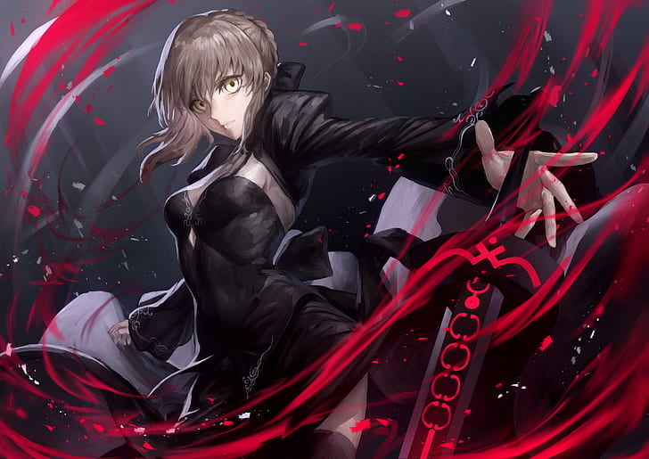 anime girls, Fate/Grand Order, Saber Alter, peperon, Fate/Stay Night