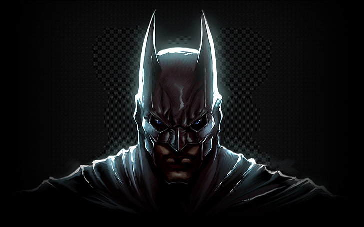 HD wallpaper: Batman digital wallpaper, eyes, face, dark, mask, ears,  knight | Wallpaper Flare