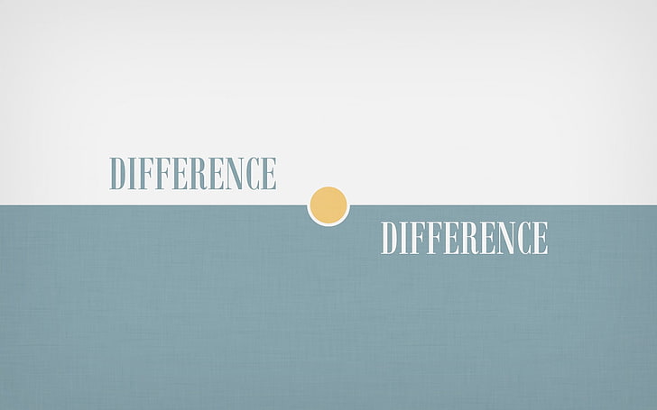 Difference text, abstract, minimalism, vector, vintage, communication, HD wallpaper