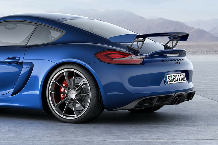 Porsche  Cayman, blue cars