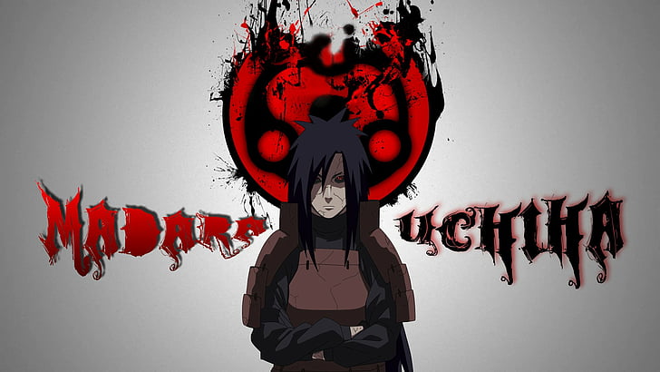 Anime, Naruto, Madara Uchiha, Sharingan (Naruto), Uchiha Clan, HD wallpaper