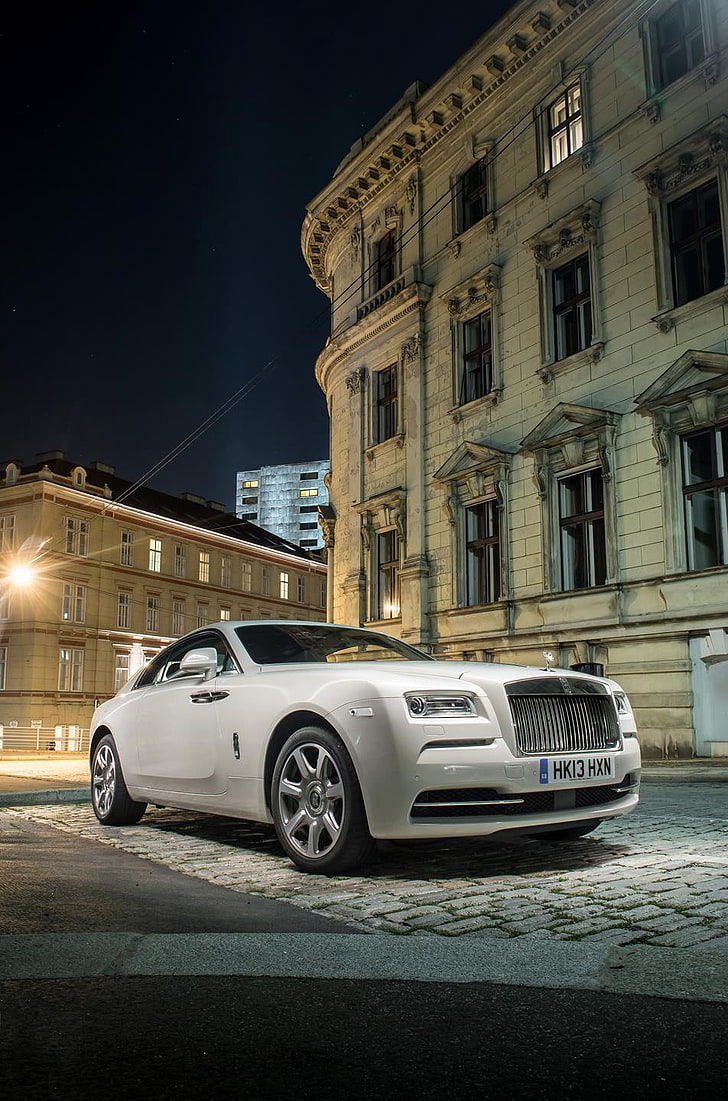 Rolls-Royce Wraith, rolls royce wraith coupe luxury 2016, car, HD wallpaper
